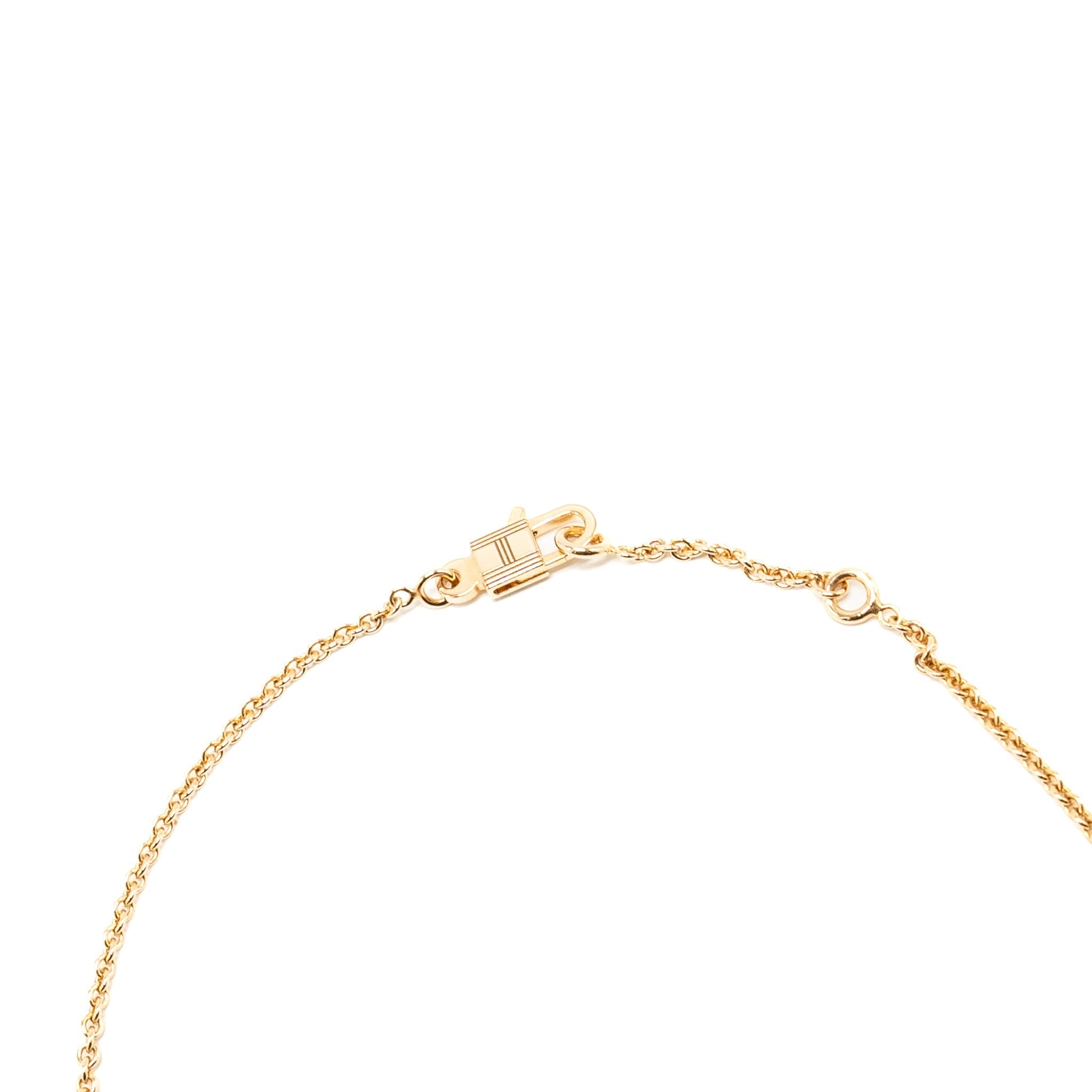 HERMES KELLY CADENAS PENDANT ROSE GOLD, DIAMONDS