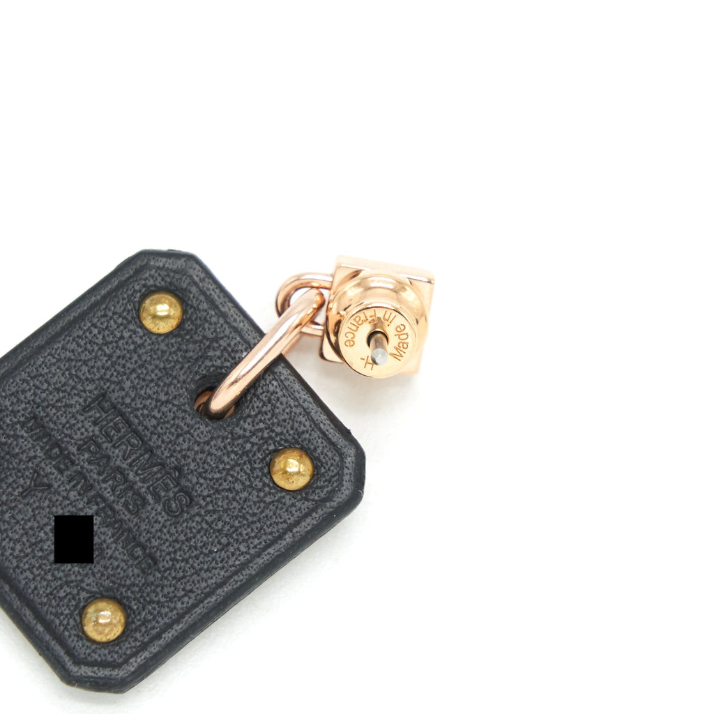 HERMES AS DE COEUR EARRINGS BLACK RGHW