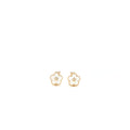 VAN CLEEF AND ARPELS LUCKY SPRING EARRINGS PLUM BLOSSOM MOTHER OF PEARL/18K ROSE GOLD
