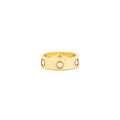 CARTIER LOVE RING YELLOW GOLD 8 DIAMONDS