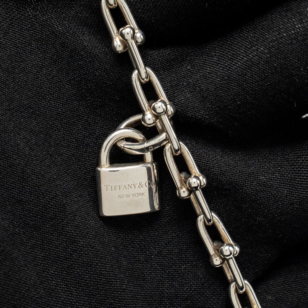 TIFFANY TIFFANY HARDWARE SMALL WRAP BRACELET 19MM STERLING SILVER
