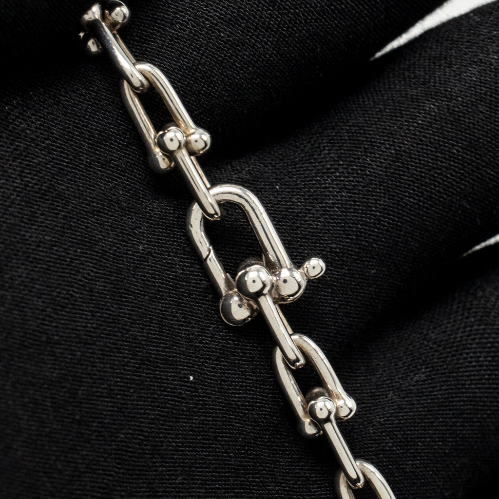 TIFFANY TIFFANY HARDWARE SMALL WRAP BRACELET 19MM STERLING SILVER