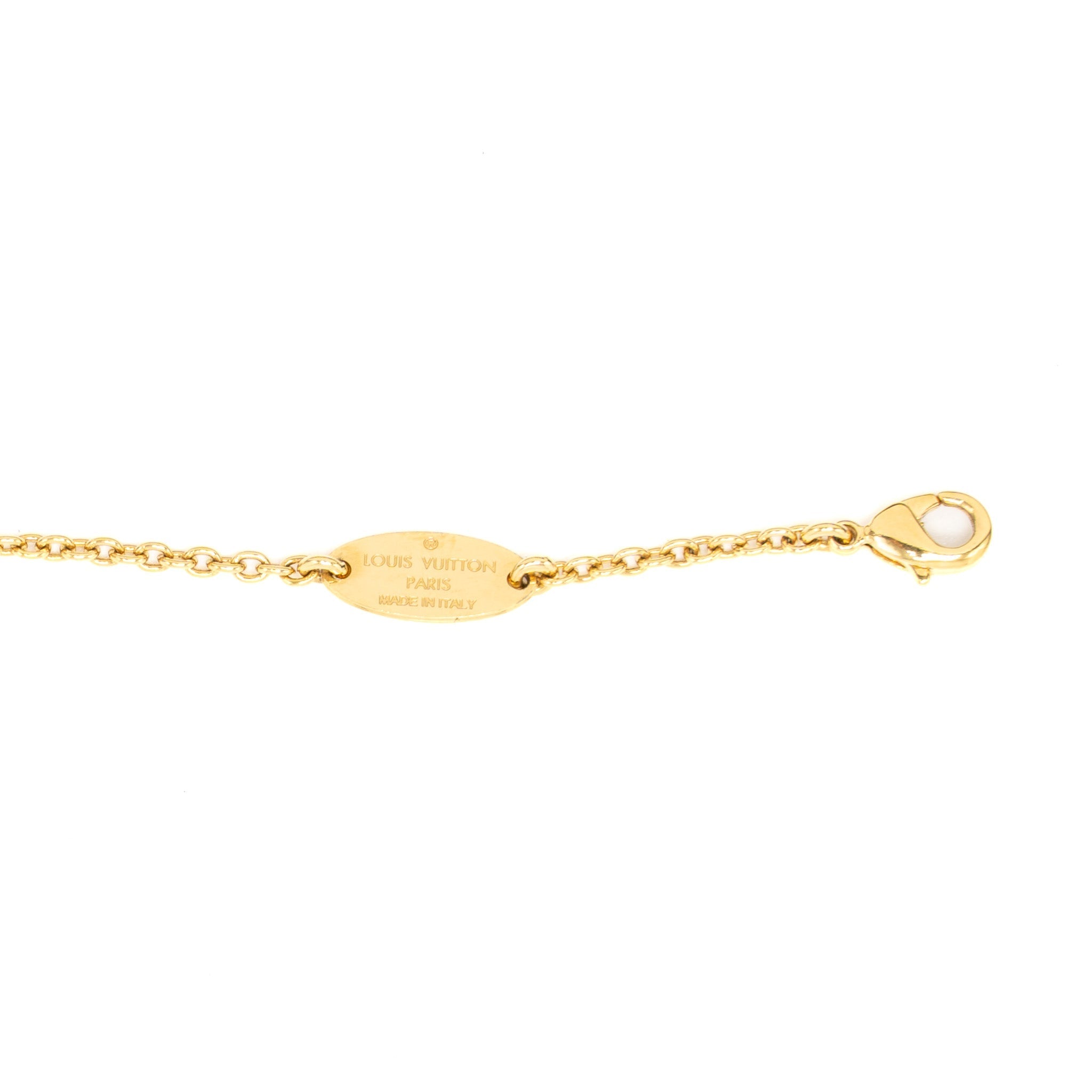 LOUIS VUITTON ESSENTIAL V BRACELET GONE TONE