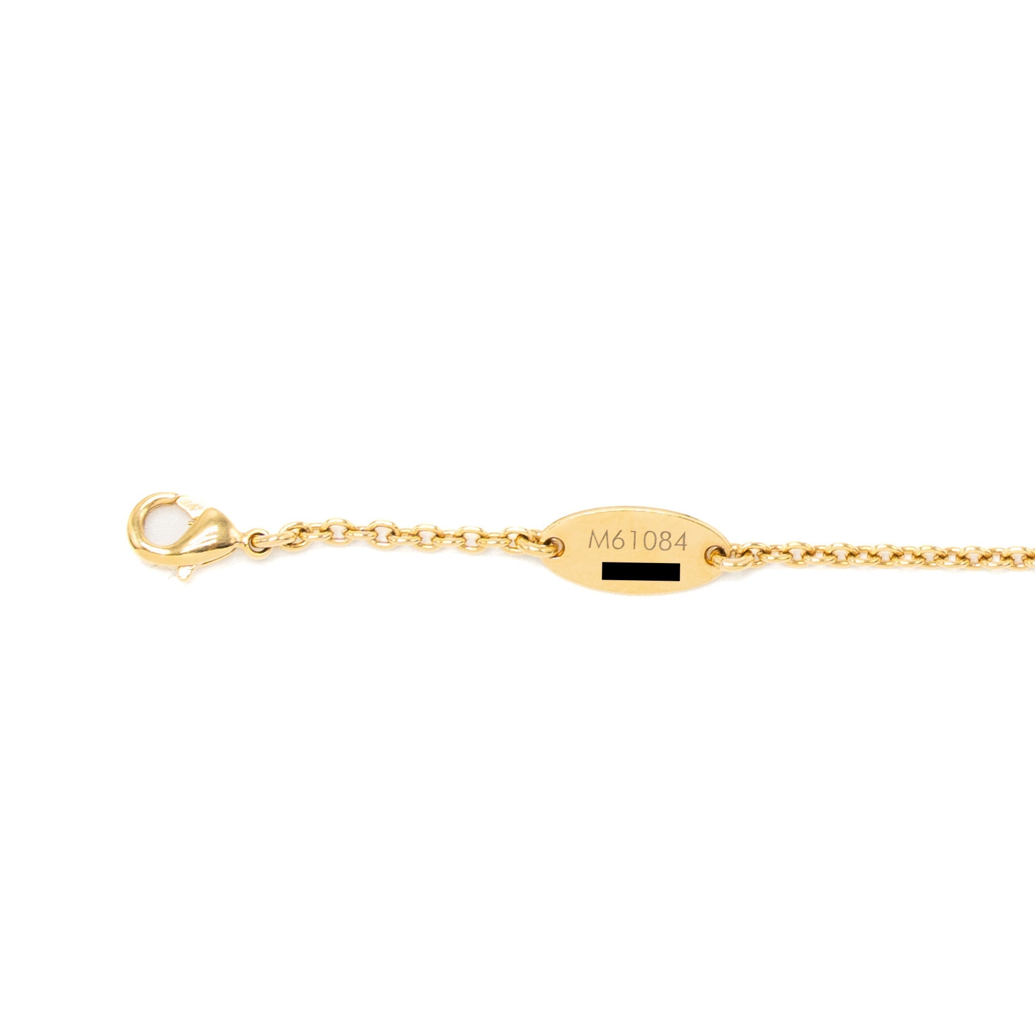 LOUIS VUITTON ESSENTIAL V BRACELET GONE TONE
