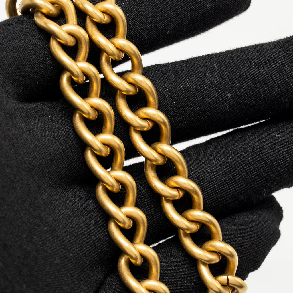 DIOR CD NECKLACE/CHOCKER GOLD TONE