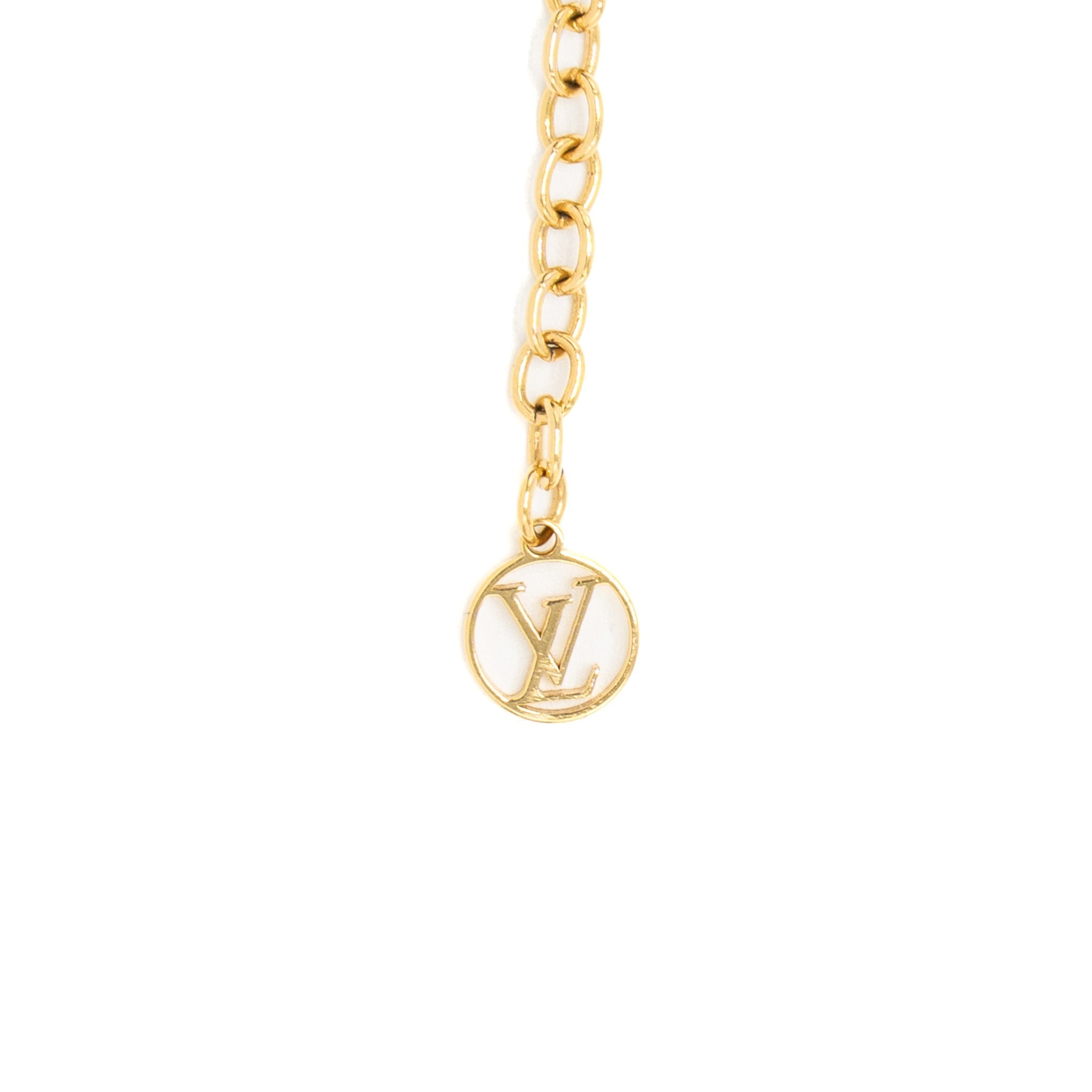 LOUIS VUITTON ESSENTIAL V BRACELET GONE TONE