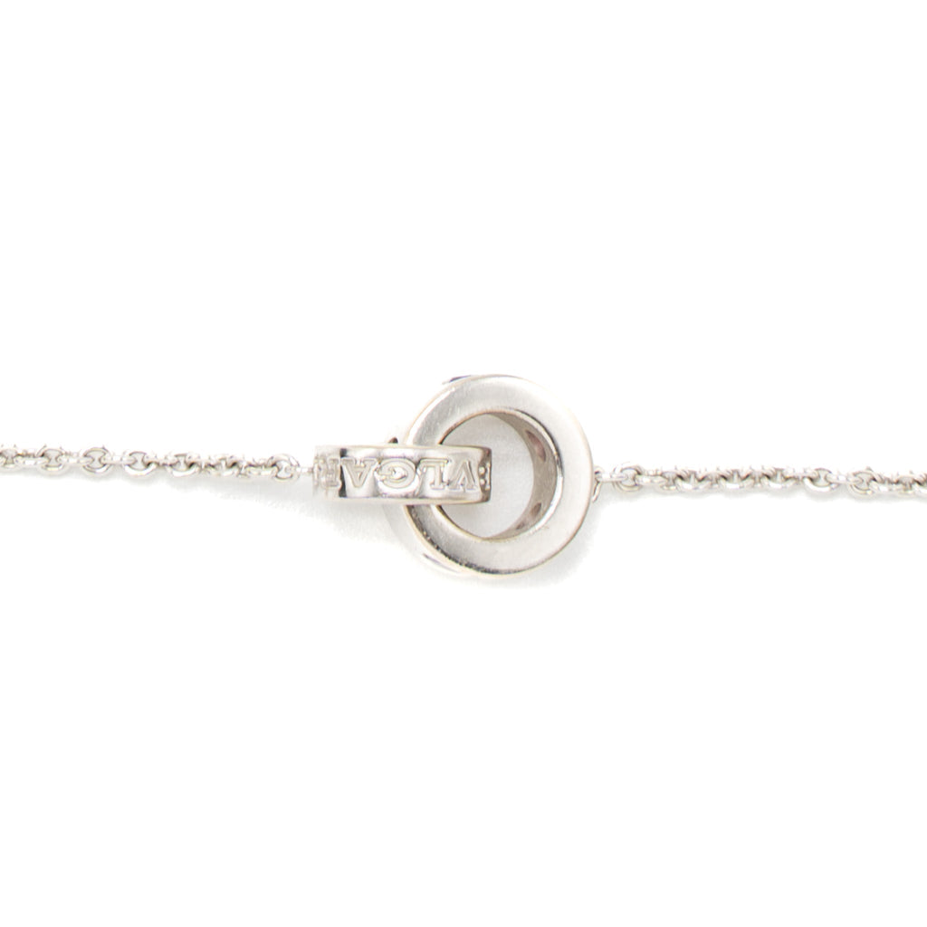 BVLGARI INNER LOCKING RING BRACELET WHITE GOLD