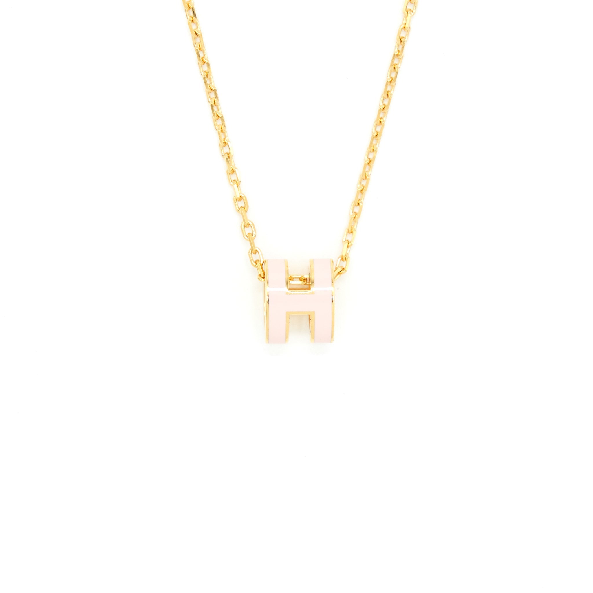 HERMES MINI POP H PEDANT ROSE DRAGEE GHW