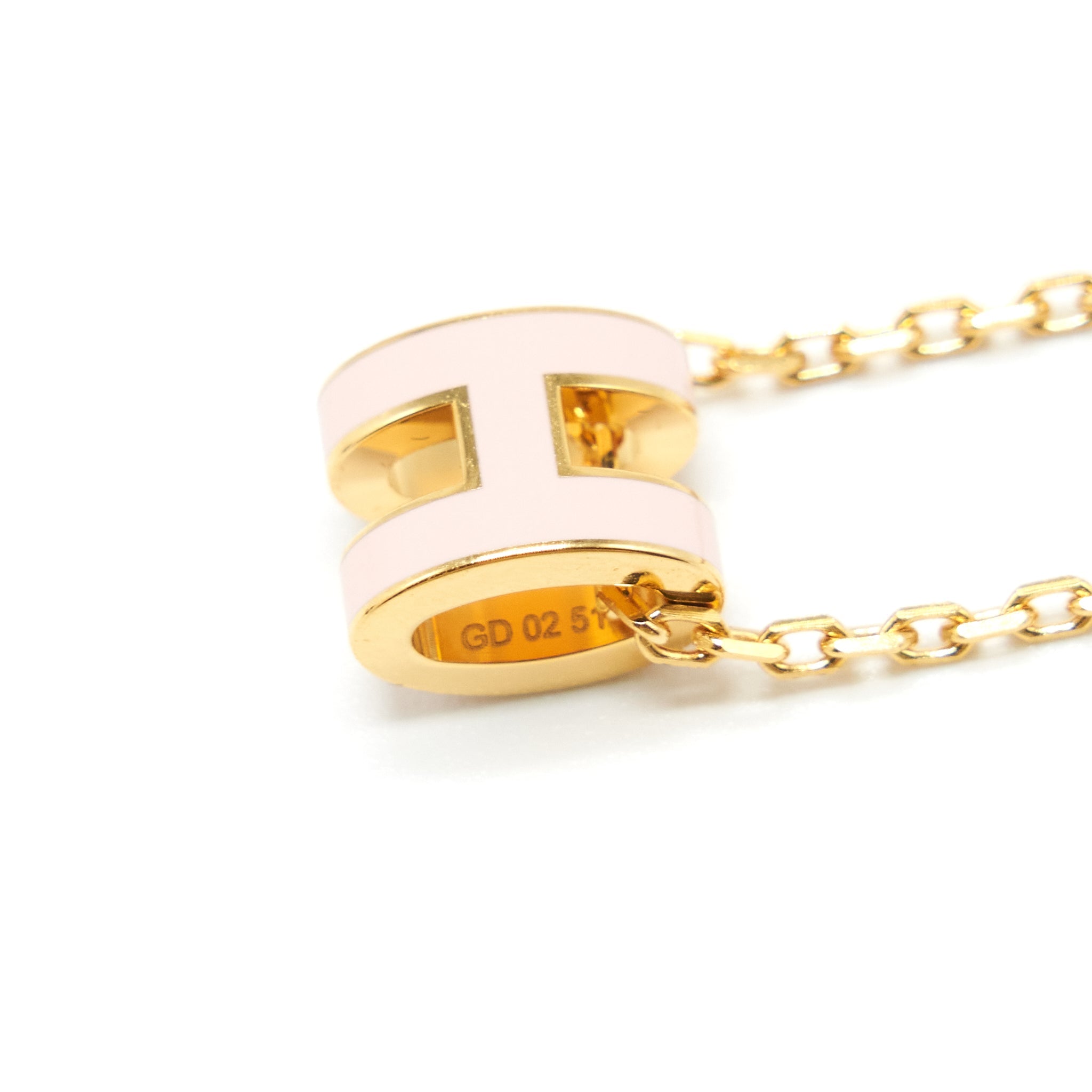 HERMES MINI POP H PEDANT ROSE DRAGEE GHW