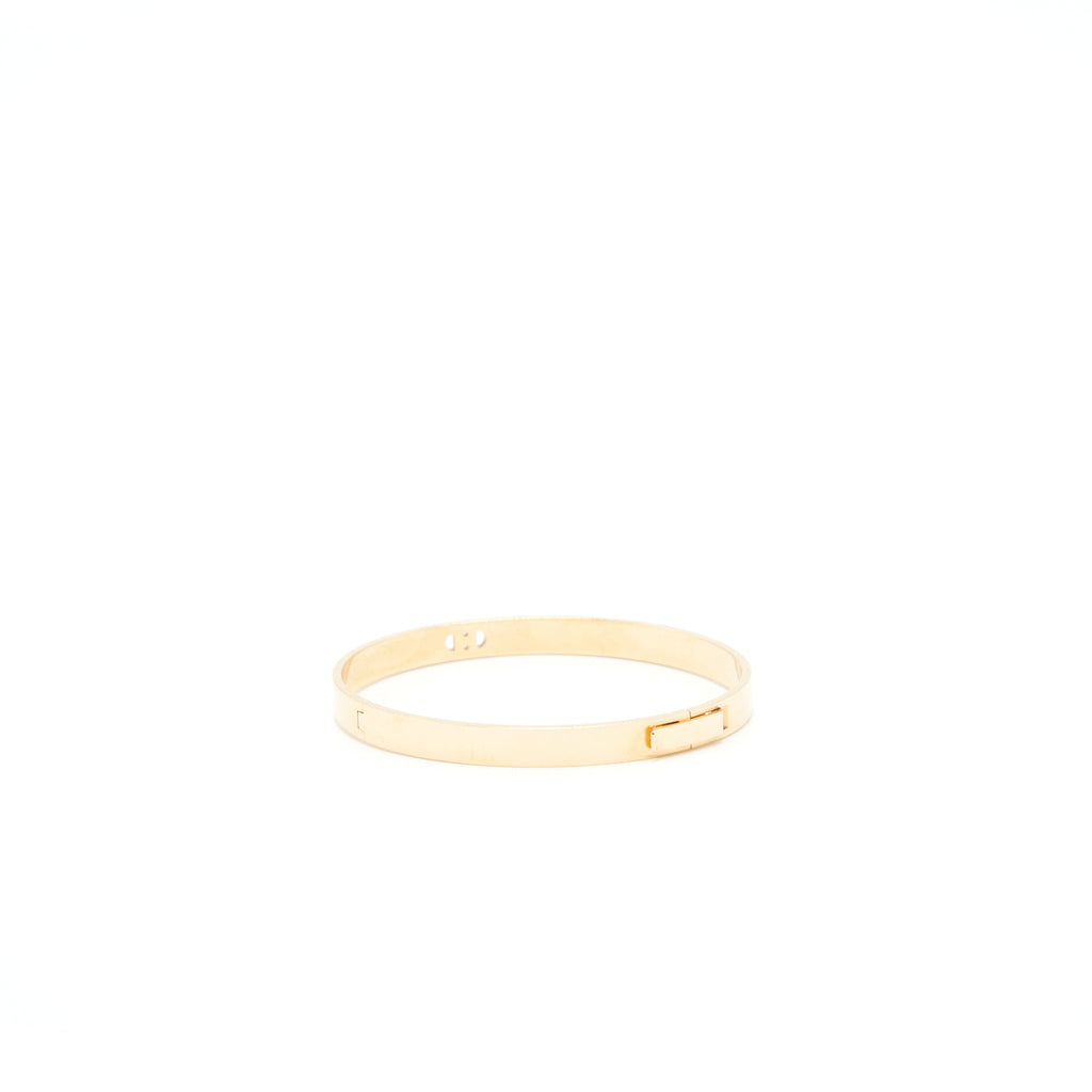 HERMES ANCRE BRACELET 18K ROSE GOLD WITH DIAMONDS