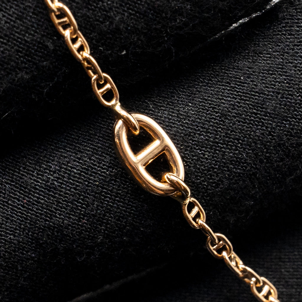 HERMES FARANDOLE BRACELET ROSE GOLD