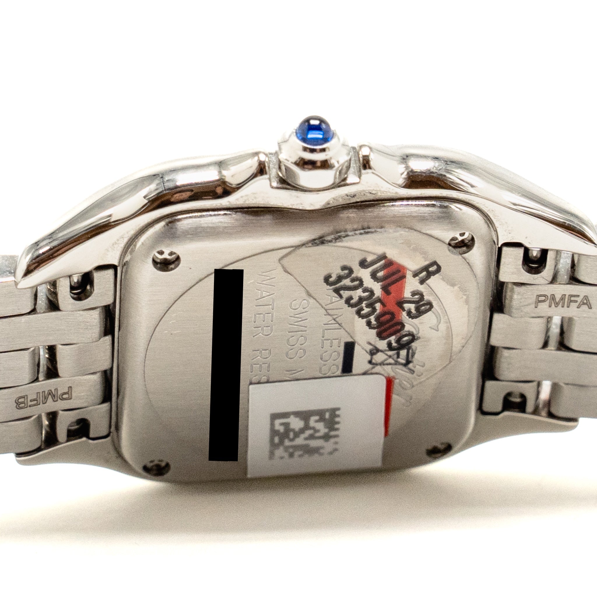 CARTIER PANTHERE DE CARTIER WATCH STEEL CASE AND BRACELET, QUARTZ MOVEMENT, MODEL: WSPN0013