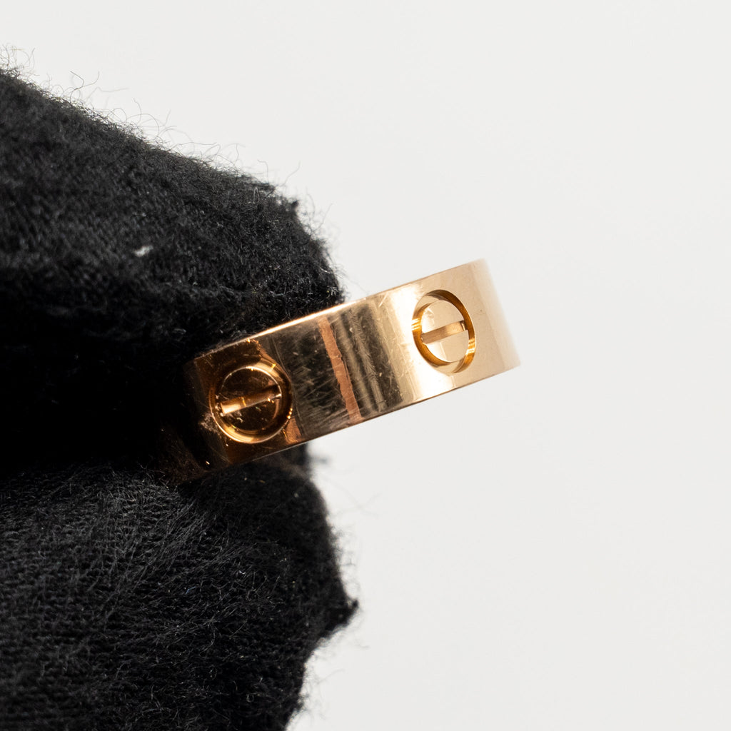 CARTIER LOVE RING CLASSIC MODEL ROSE GOLD