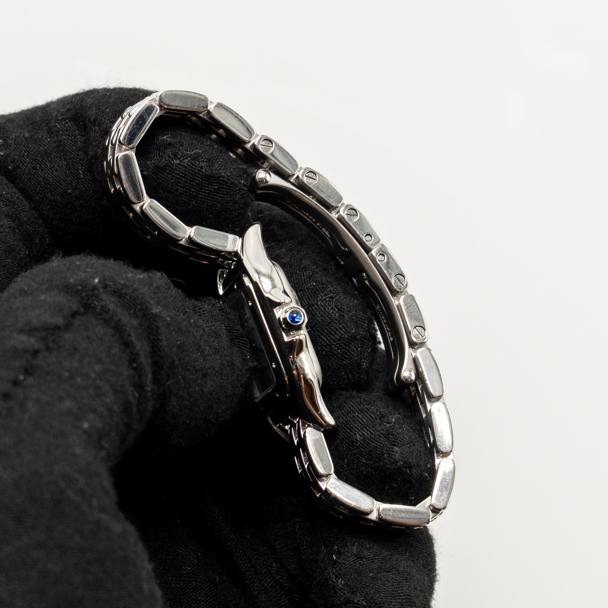 CARTIER PANTHERE DE CARTIER WATCH STEEL CASE AND BRACELET, QUARTZ MOVEMENT, MODEL: WSPN0013
