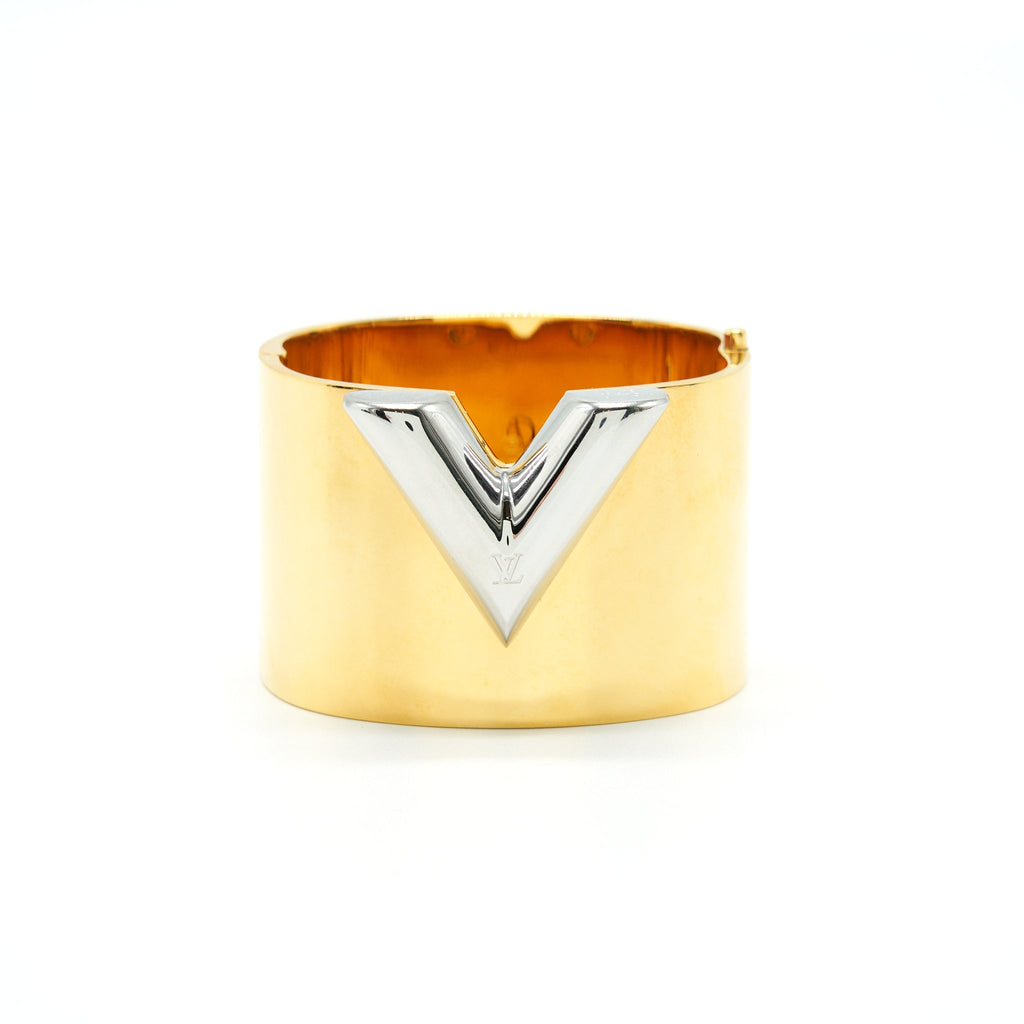 LOUIS VUITTON V LOGO BANGLE