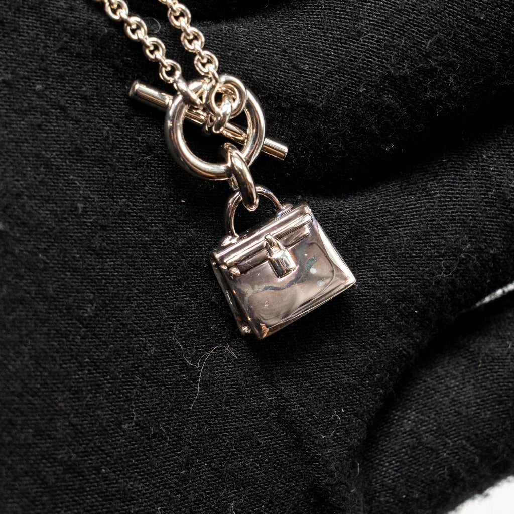 HERMES AMULETTES KELLY PENDANT STERLING SILVER