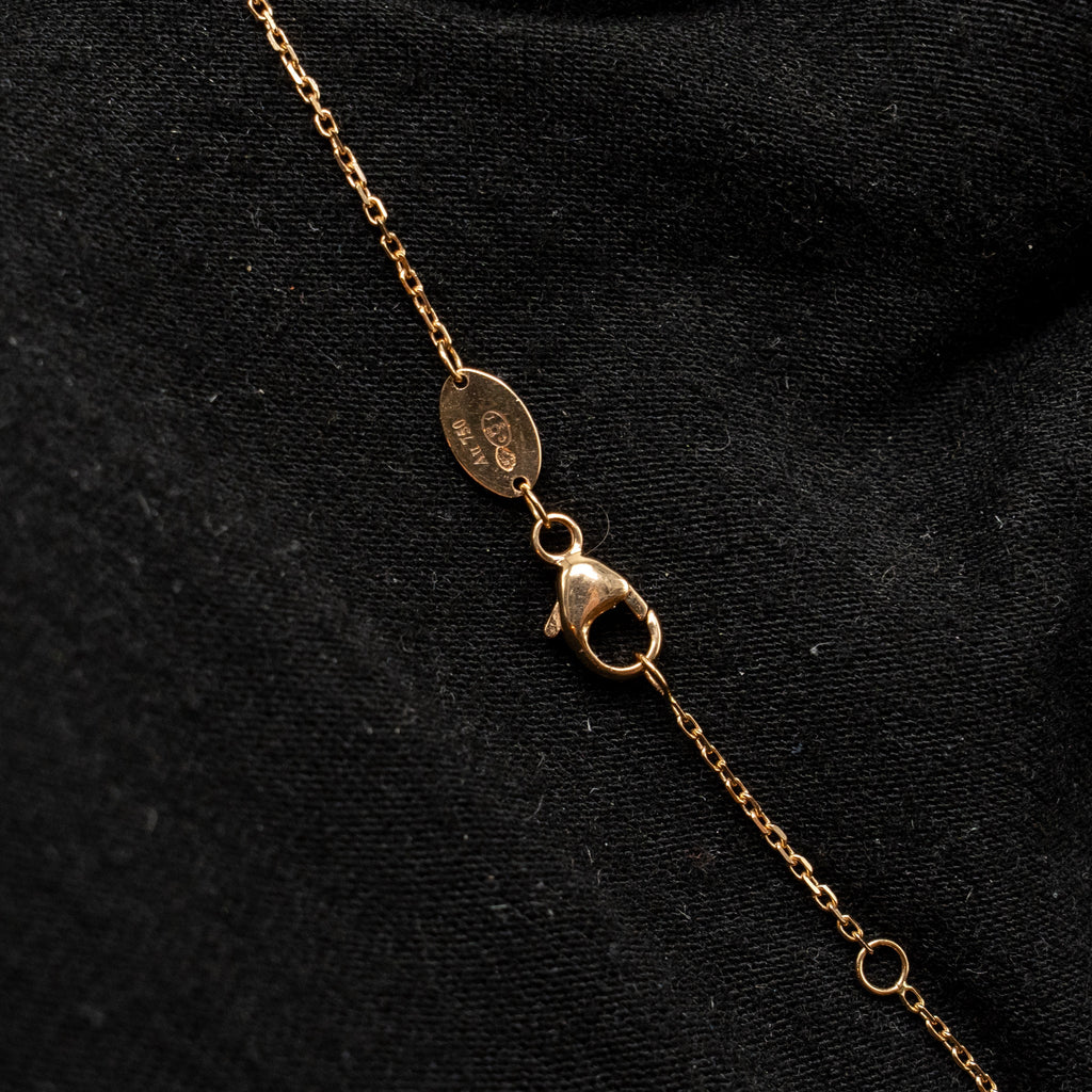 CHAUMET JEUX DE LIENS PENDANT ROSE GOLD / MOTHER OF PEARL / DIAMOND