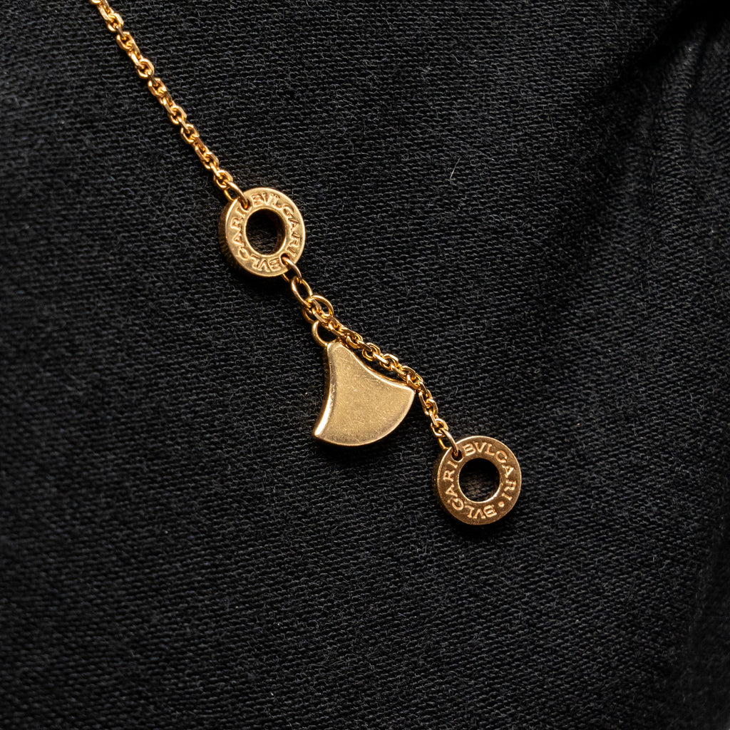 BVLAGRI DIVA’S DREAM NECKLACE ROSE GOLD, CARNELIAN, DIAMONDS