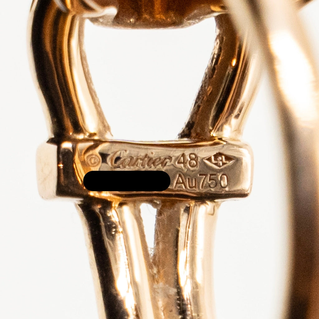 CARTIER PANTHERE DE CARTIER RING, ROSE GOLD DIAMONDS/ONYX