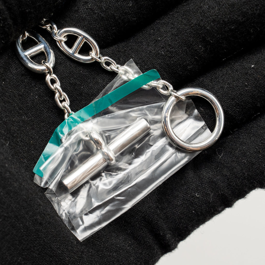 HERMES 120CM FARANDOLE LONG NECKLACE STERLING SILVER