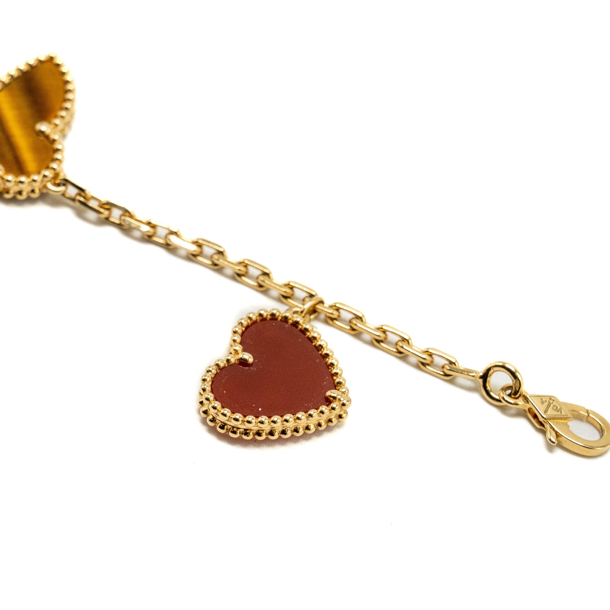 VAN CLEEF & ARPELS LUCKY ALHAMBRA 4-MOTIF BRACELET YELLOW GOLD