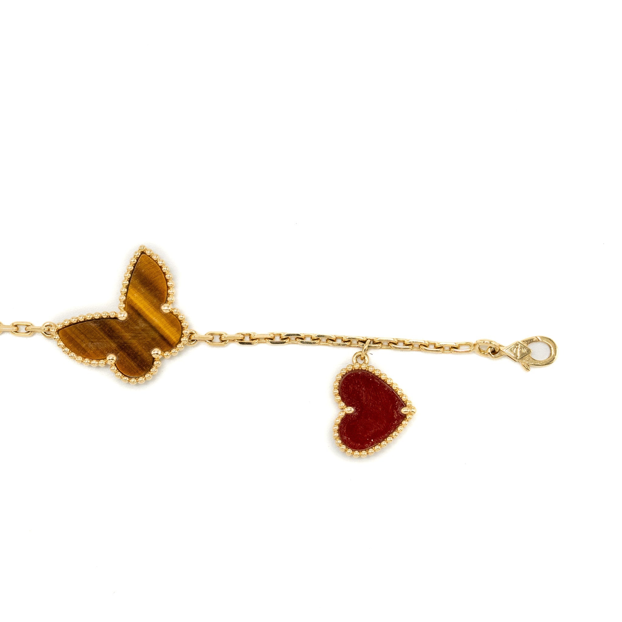VAN CLEEF & ARPELS LUCKY ALHAMBRA 4-MOTIF BRACELET YELLOW GOLD