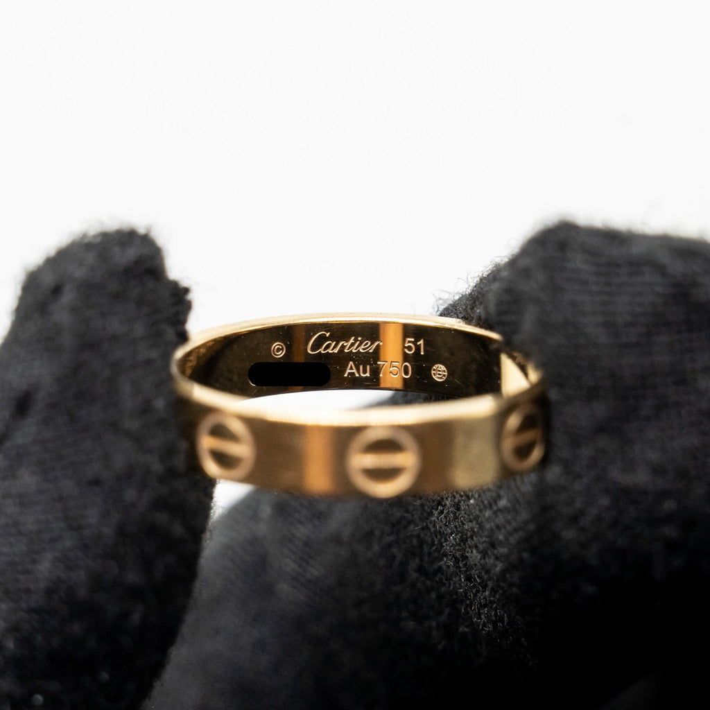 CARTIER LOVE WEDDING BAND 18K YELLOW GOLD