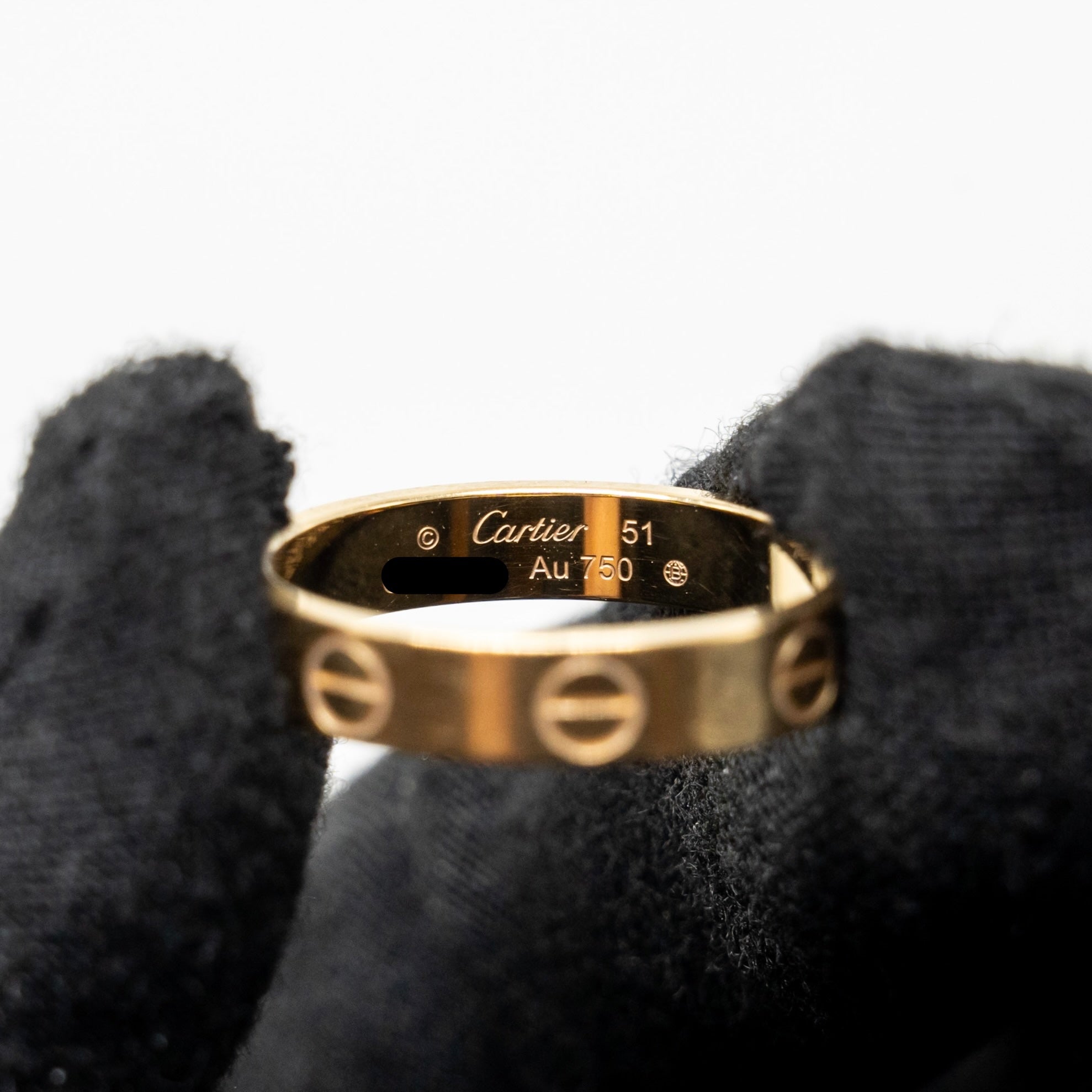 CARTIER LOVE WEDDING BAND 18K YELLOW GOLD
