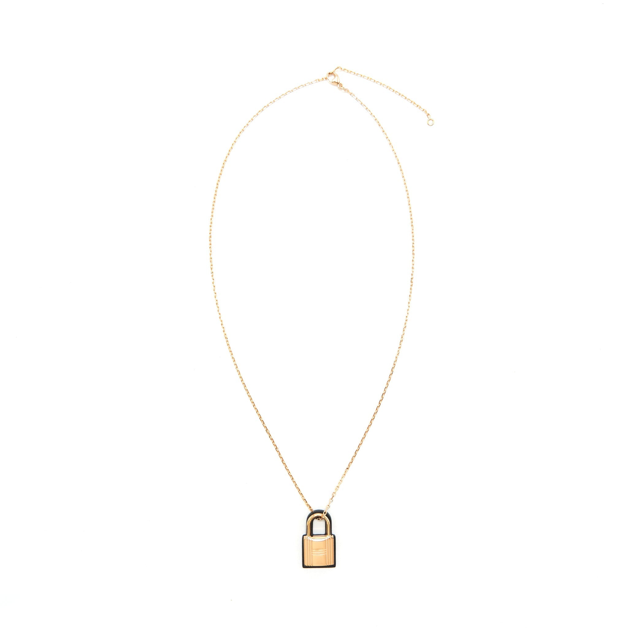 HERMES O'KELLY PENDANT, SMALL MODE BLACK RGHW