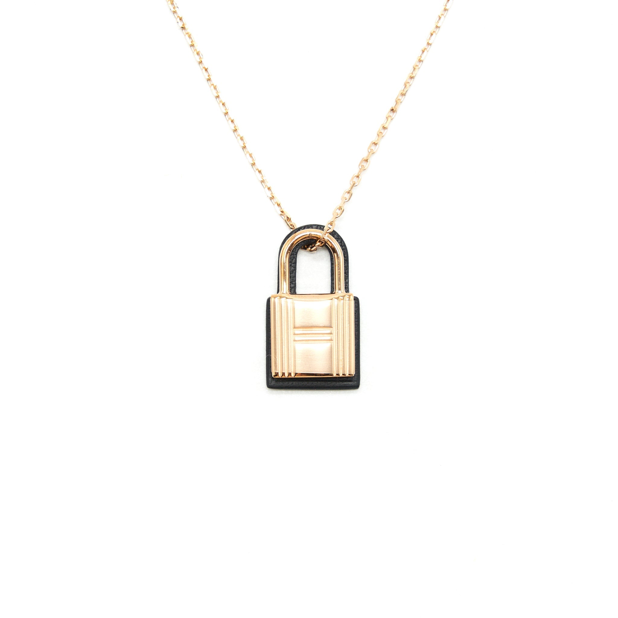 HERMES O'KELLY PENDANT, SMALL MODE BLACK RGHW