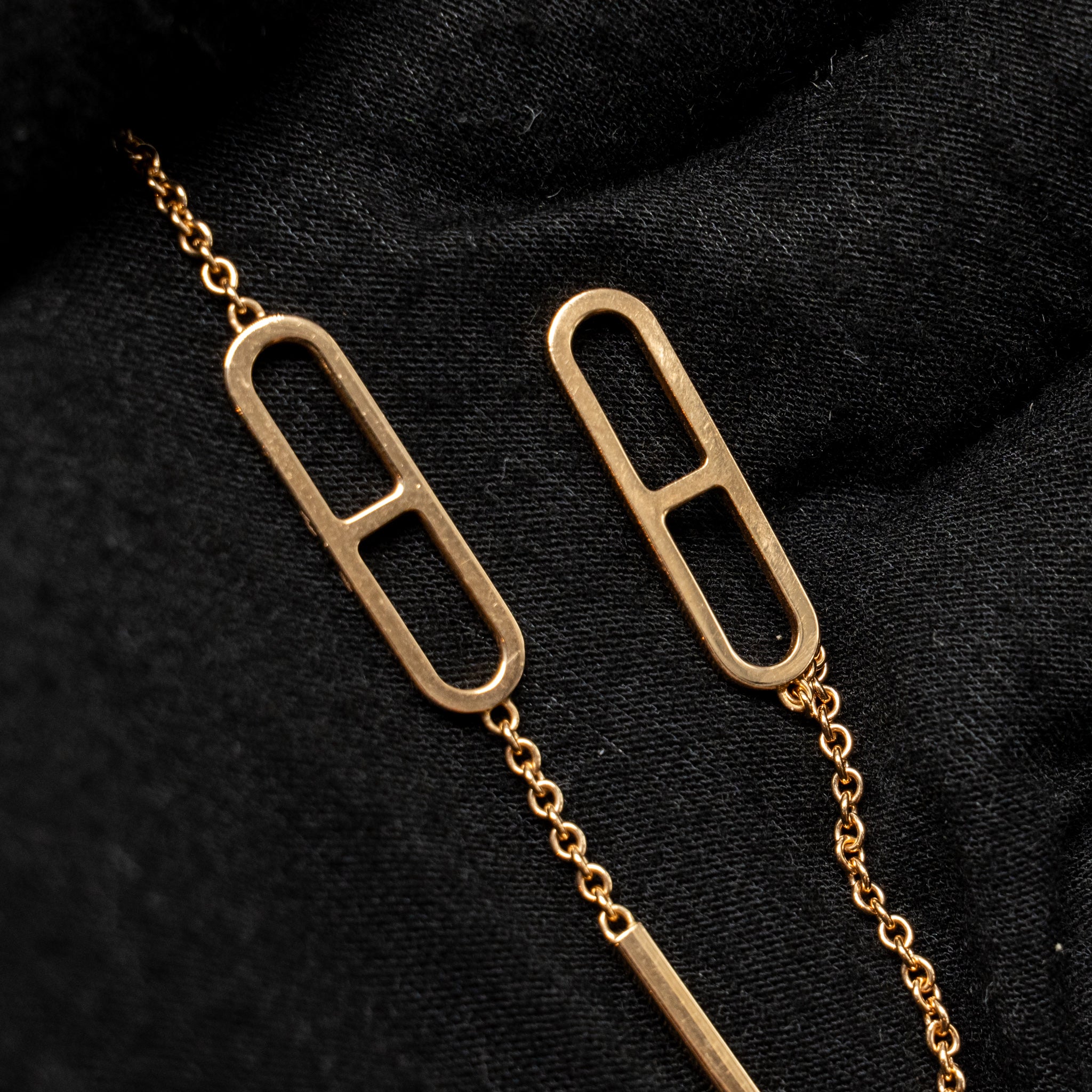 HERMES EVER CHAIN D’ANDRE BRACELET ROSE GOLD