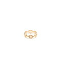 HERMES CHAINE D'ANCRE ENCHAINEE RING SMALL MODE ROSE GOLD