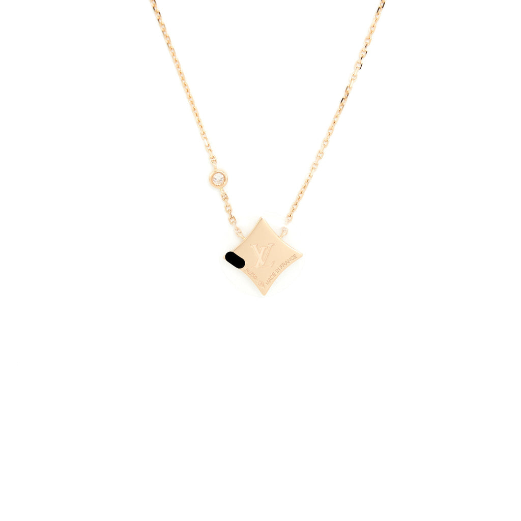 LOUIS VUITTON COLOUR BLOSSOM BB STAR PENDANT, PINK GOLD / PINK MOTHER OF PEARL AND DIAMOND