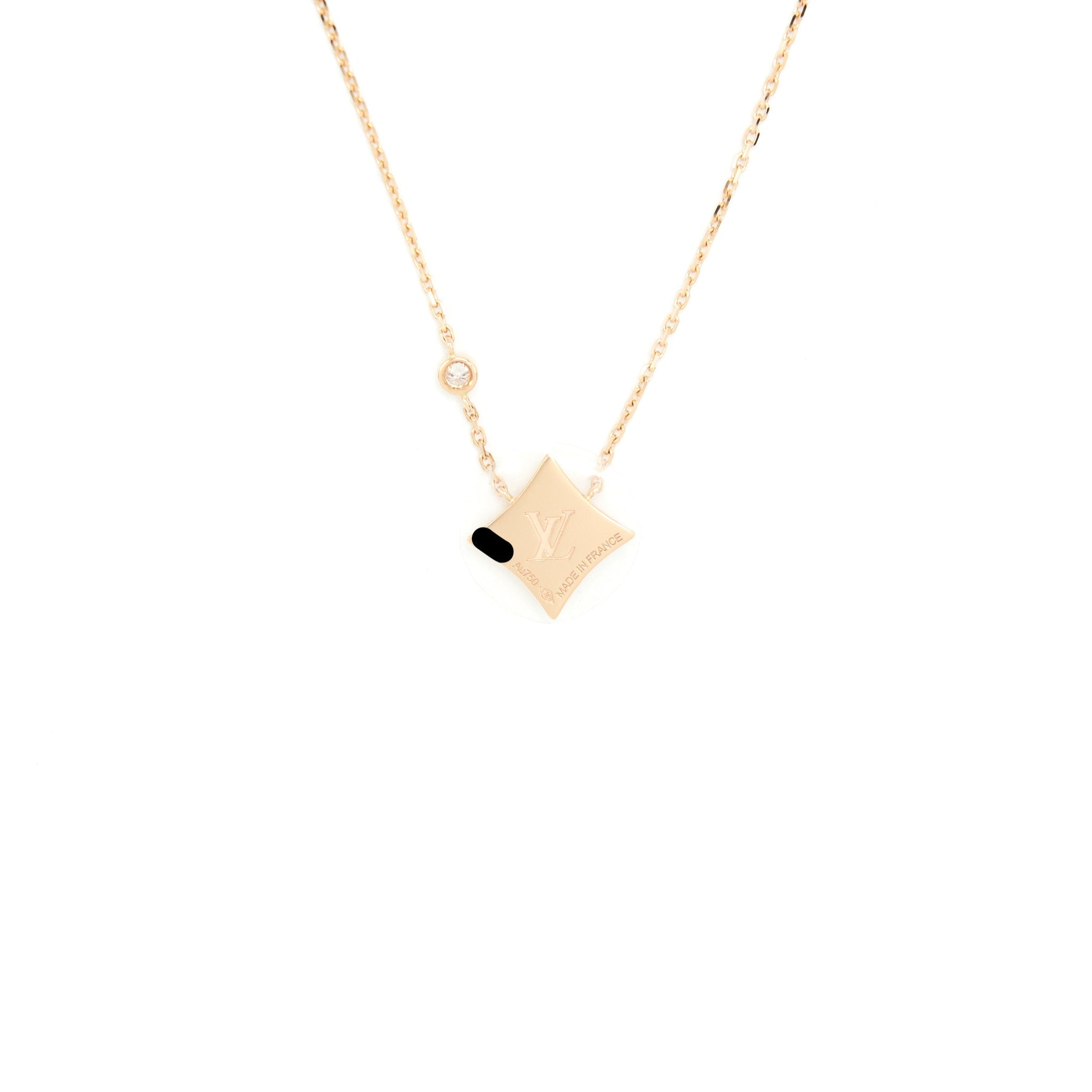 LOUIS VUITTON COLOUR BLOSSOM BB STAR PENDANT, PINK GOLD / PINK MOTHER OF PEARL AND DIAMOND
