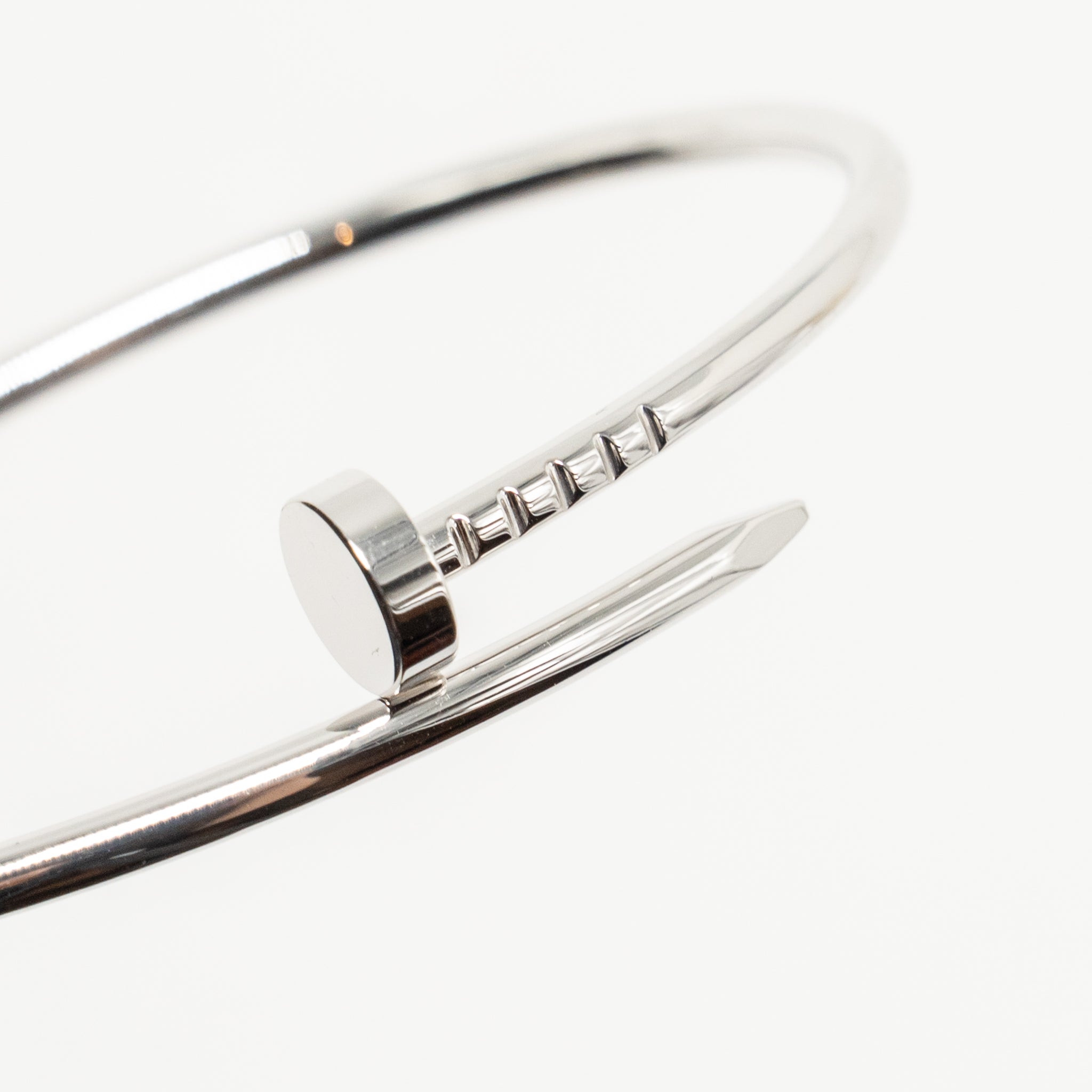 CARTIER JUSTE UN CLOU BRACELET WHITE GOLD