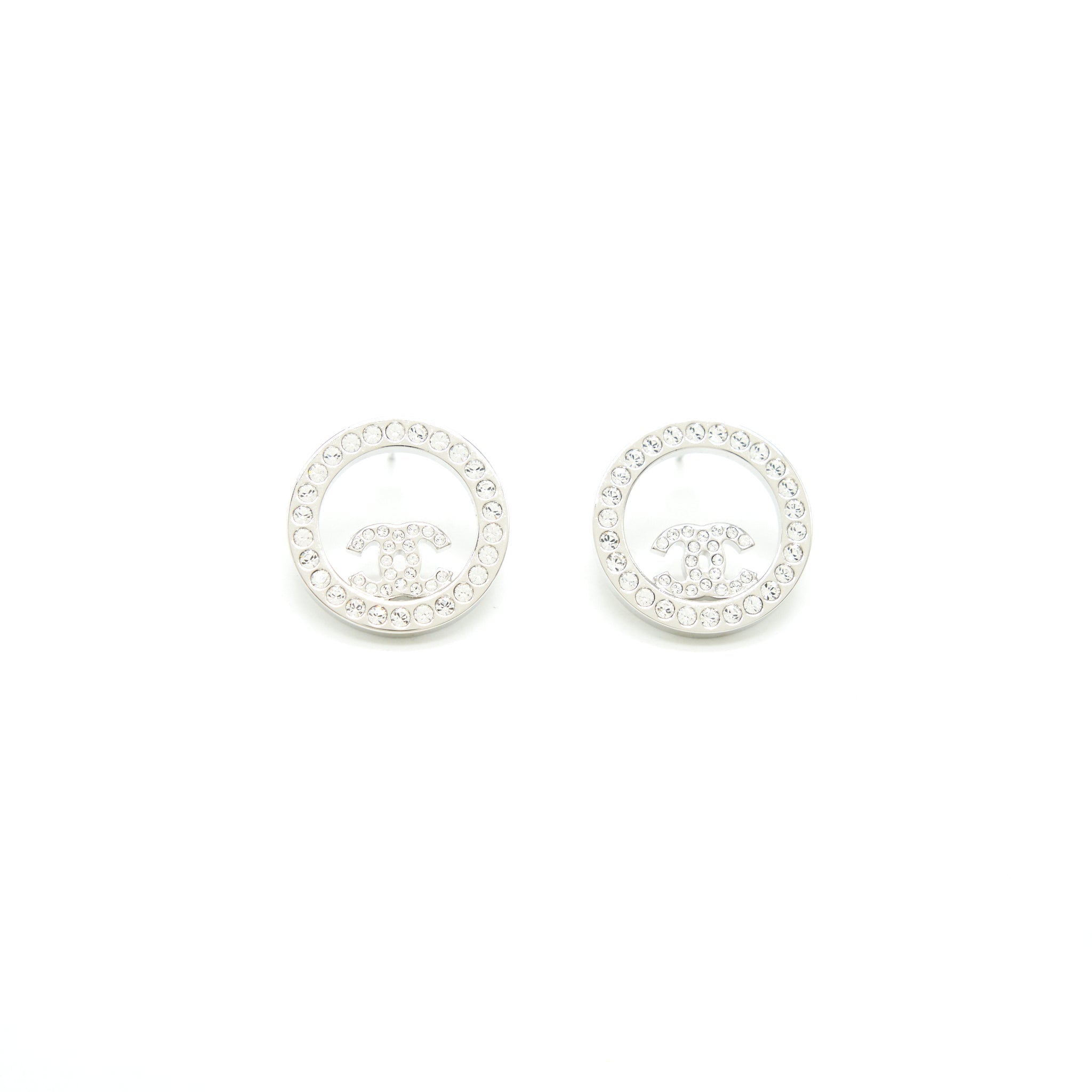 CHANEL CC ROUND EARRINGS