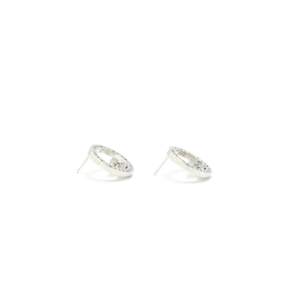 CHANEL CC ROUND EARRINGS