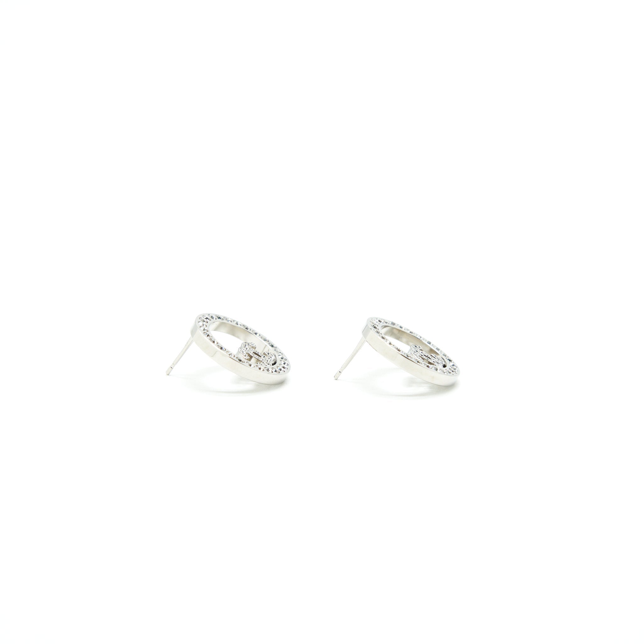 CHANEL CC ROUND EARRINGS