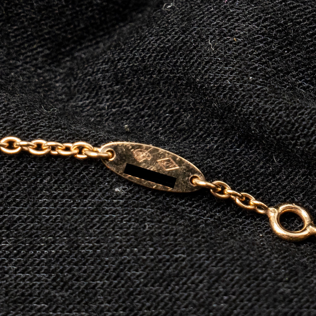 DIOR ROSE DES VENTS BRACELET ONYX ROSE GOLD WITH DIAMOND
