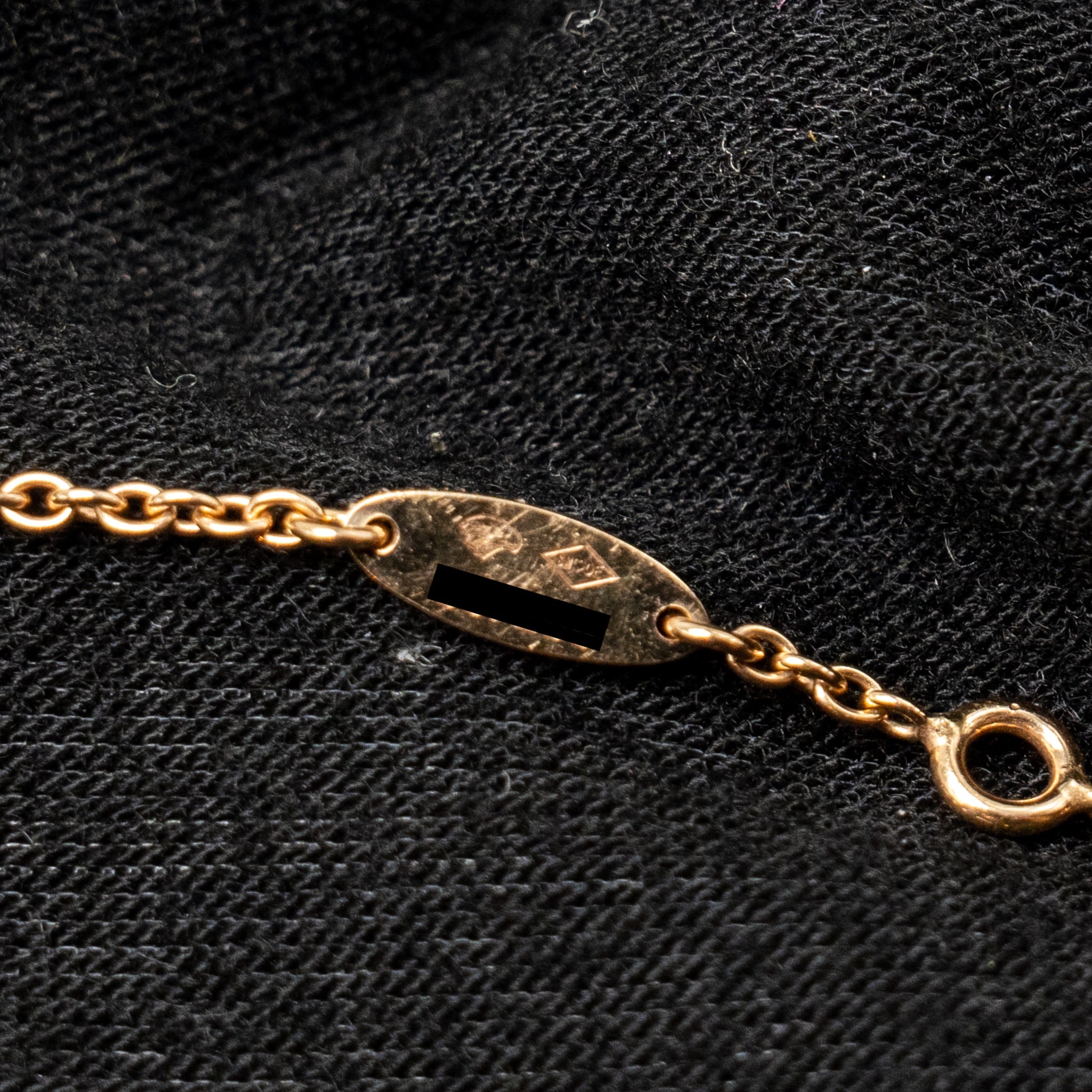 DIOR ROSE DES VENTS BRACELET ONYX ROSE GOLD WITH DIAMOND