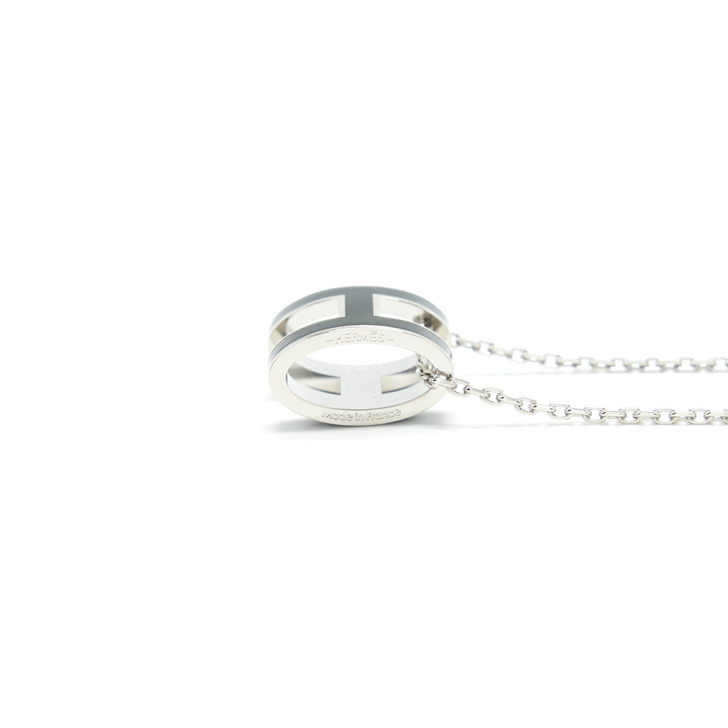 HERMES POP H PENDANT BLACK SHW