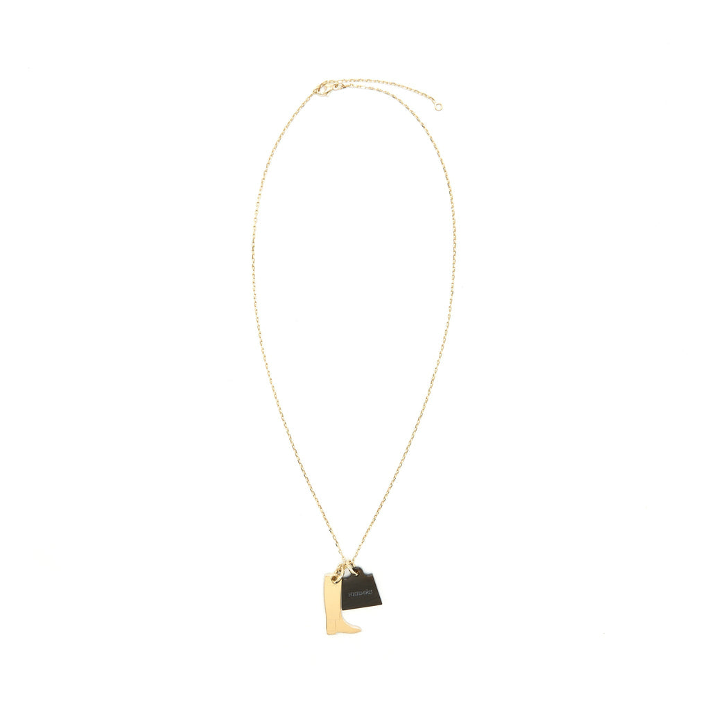 HERMES AMULETTE MAROQUINIER PM CORNE BUFFLE & LAI
