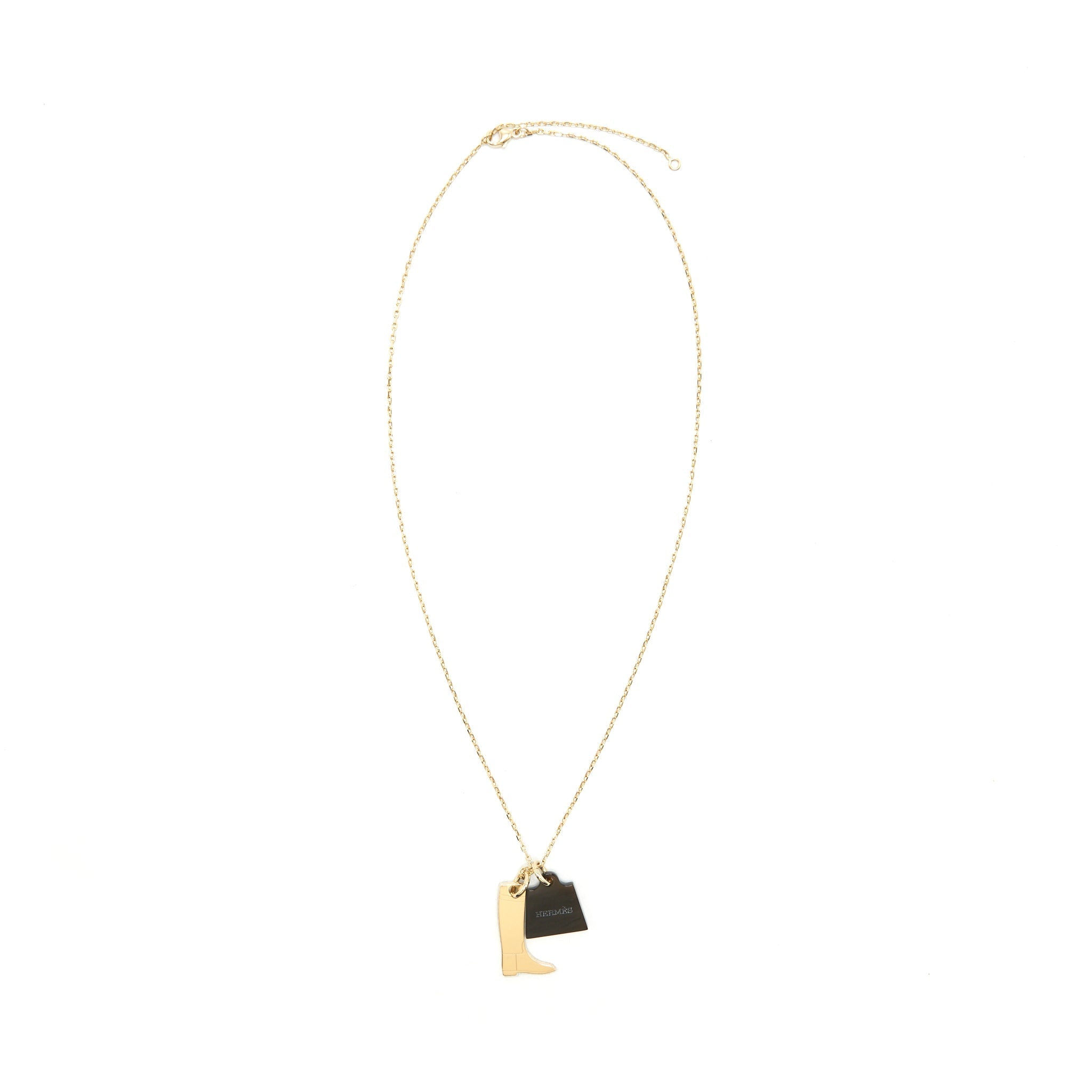 HERMES AMULETTE MAROQUINIER PM CORNE BUFFLE & LAI