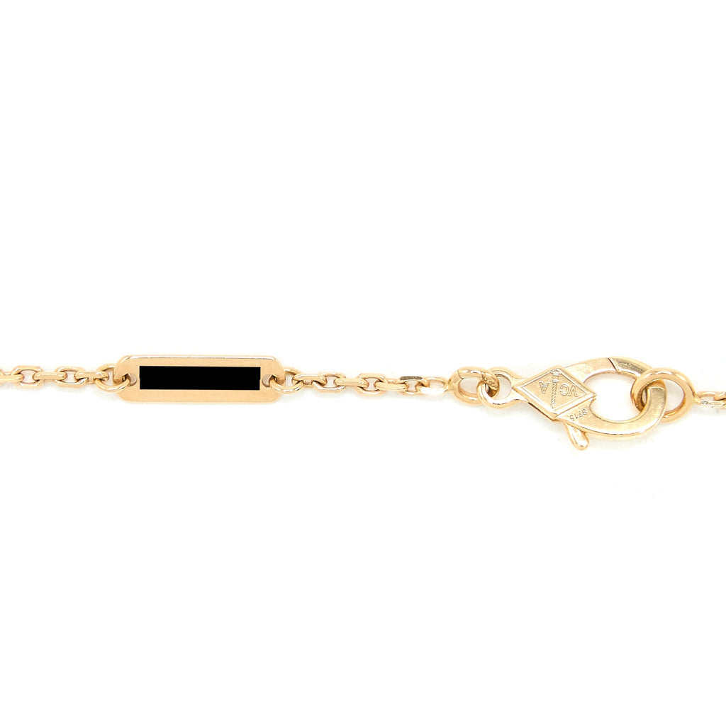 VAN CLEEF & ARPELS VINTAGE ALHAMBRA BULLS EYE 2017 HOLIDAY PENDANT GOLD TONE