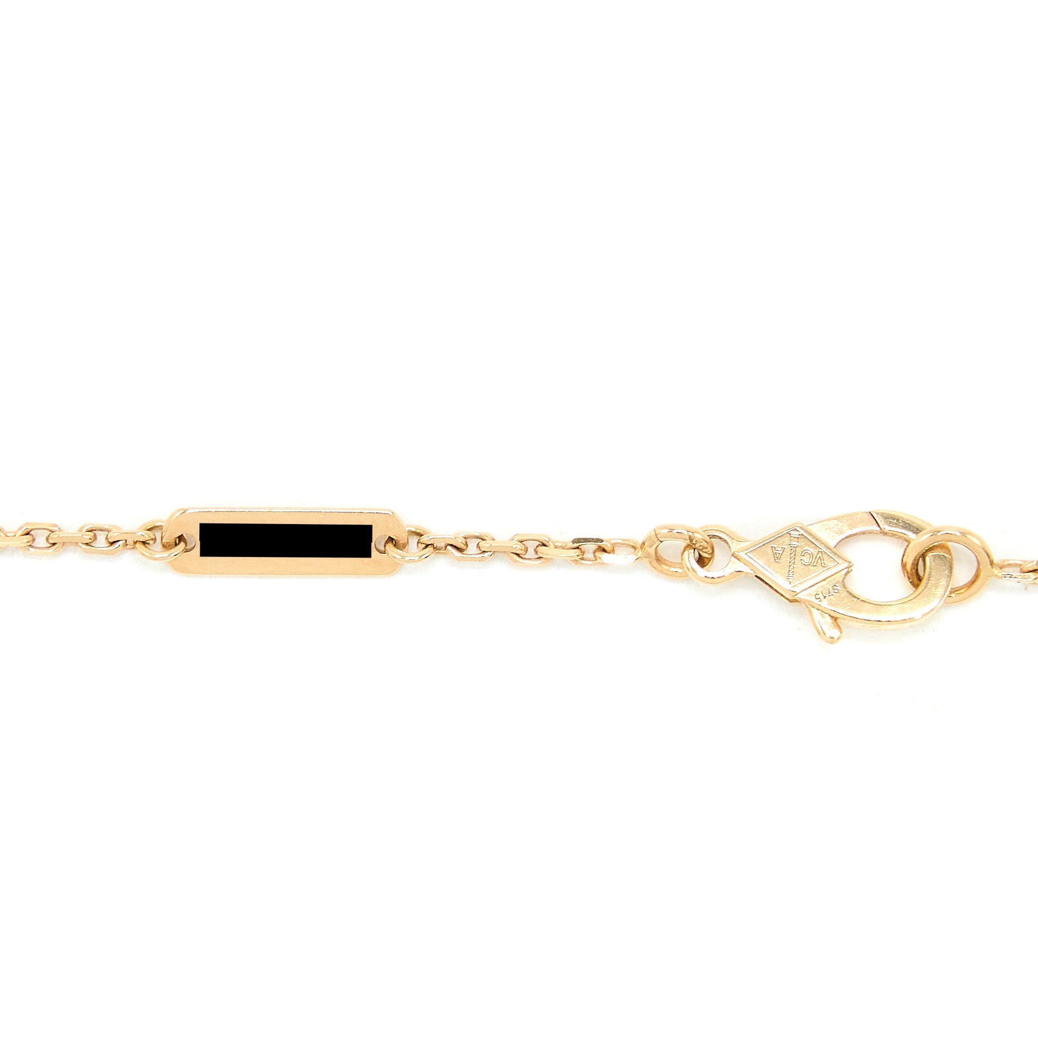 VAN CLEEF & ARPELS VINTAGE ALHAMBRA BULLS EYE 2017 HOLIDAY PENDANT GOLD TONE