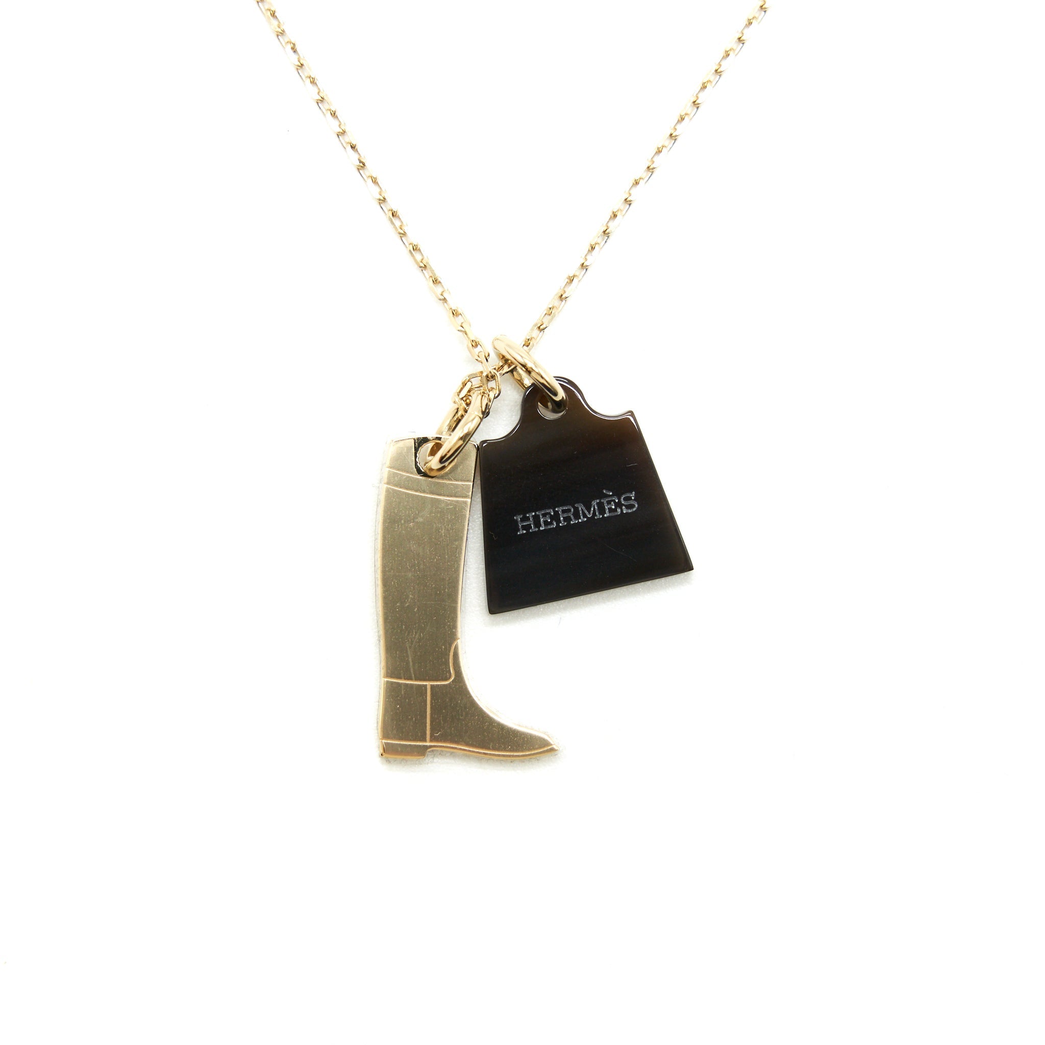 HERMES AMULETTE MAROQUINIER PM CORNE BUFFLE & LAI