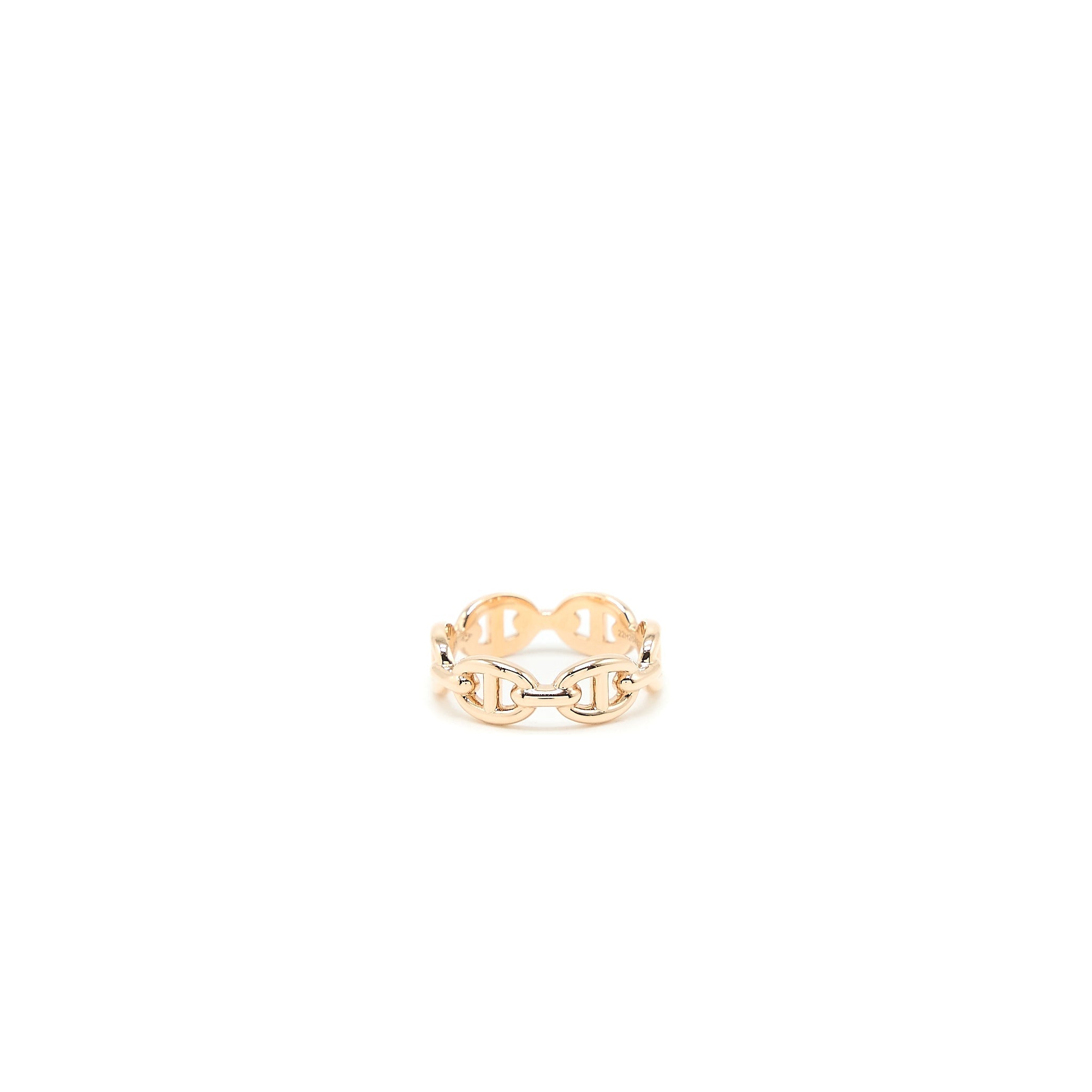 HERMES CHAINE D’ANCRE ENCHAINEE RING ROSE GOLD