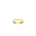 HERMES CLIC H BRACELET GREY GOLD TONE