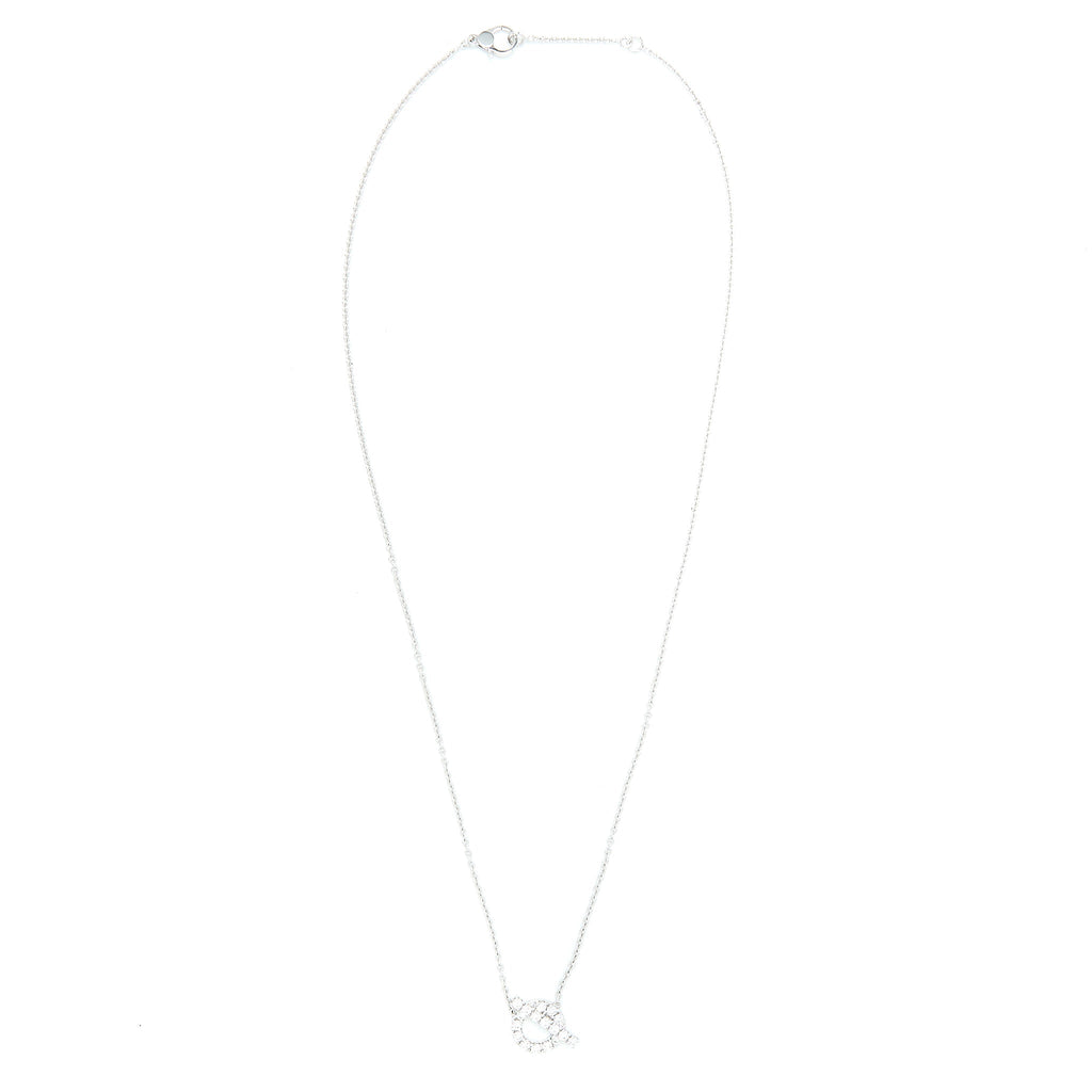 HERMES FINESSE NECKLACE WHITE GOLD DIAMONDS