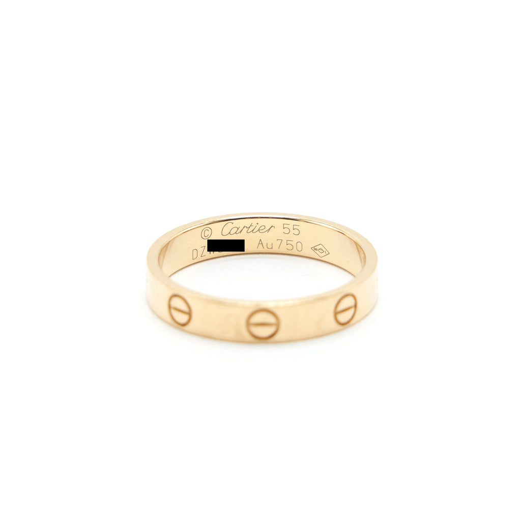 CARTIER ROSE GOLD LOVE RING
